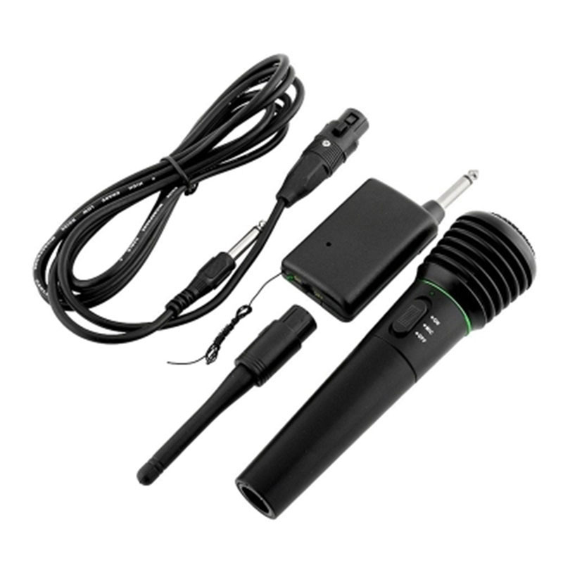 Handheld Wired/Wireless Dual-Use Microphone Pull Rod Audio Amplifier Computer Home K Song Microphone 6.5 Karaoke