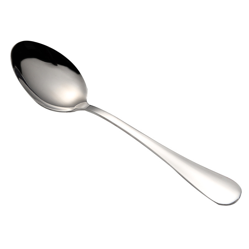 1010 stainless steel spoon household eating pointed spoon children tableware restaurant long handle coffee stirring spoon dessert spoon
