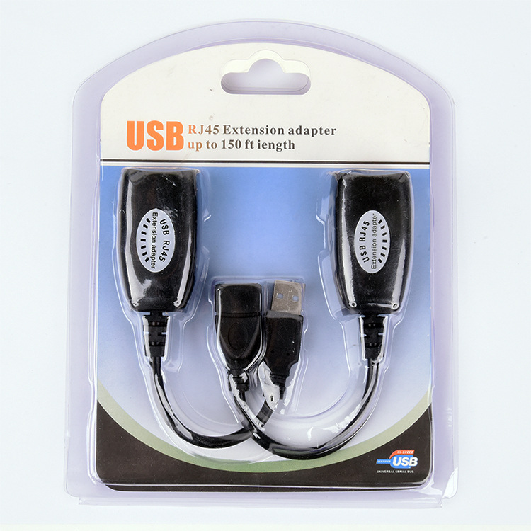 USB Extender 50m USB Signal Amplifier USB 2.0 to RJ45 Network Extender