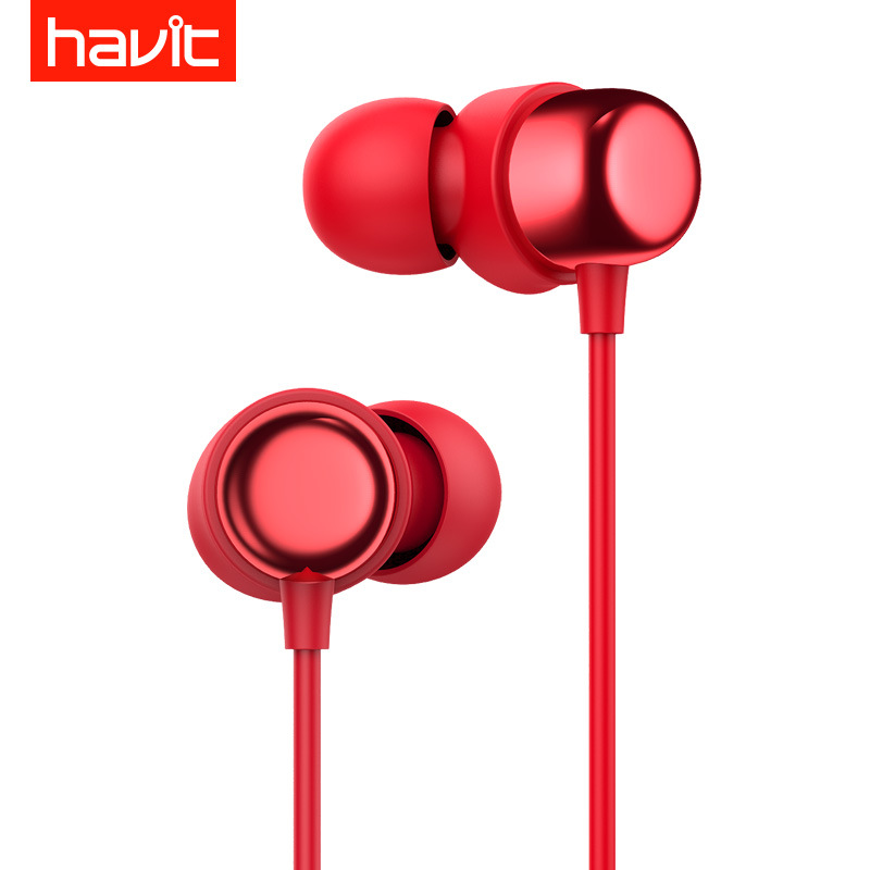 havit I30 Wireless Bluetooth Neckband Earhook Magnetic Sports Bluetooth Earphones Long Battery Life