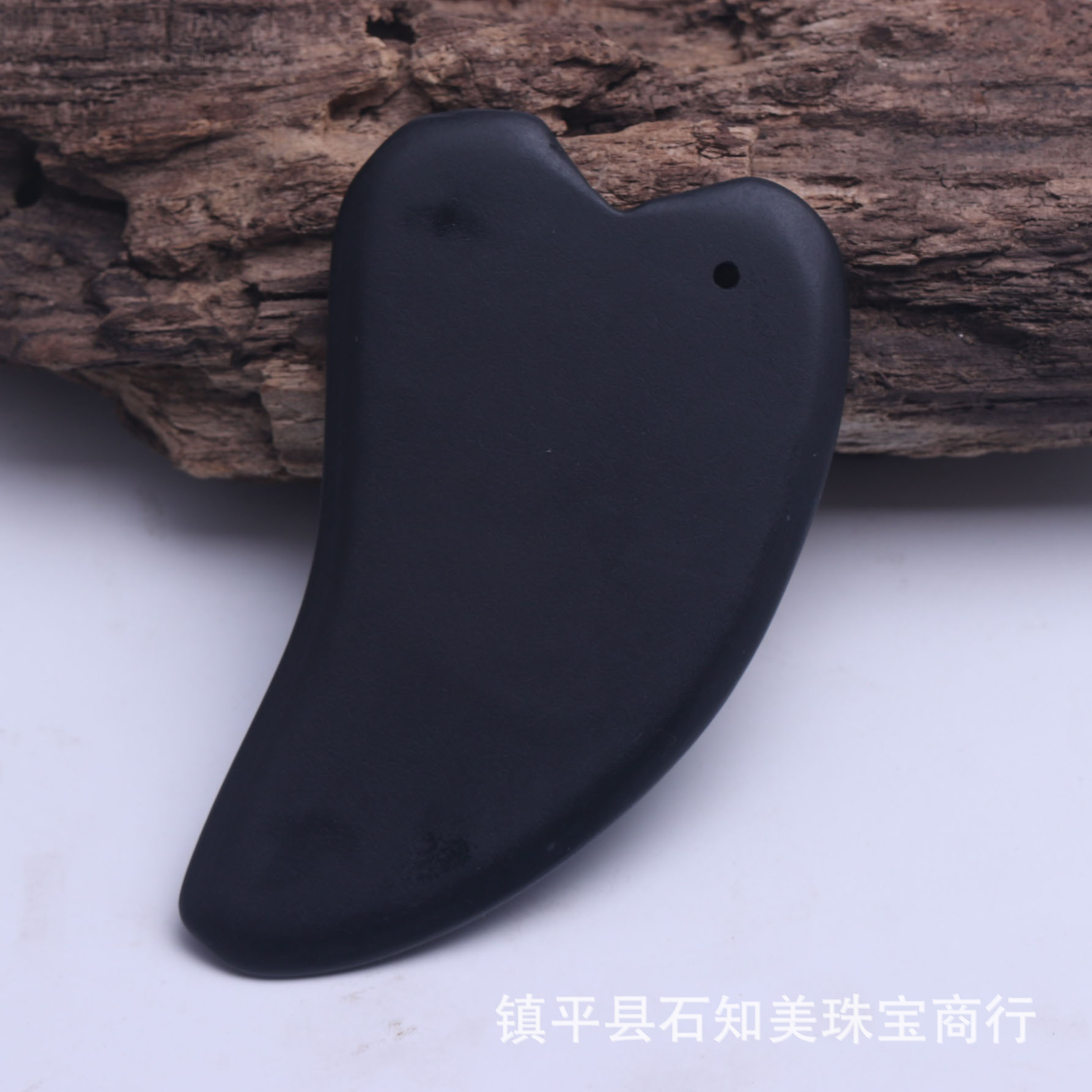 Natural Pyroxene Scraping Board Fish Shape Pyroxene Knife Type Facial Multiple Models Head Back Universal