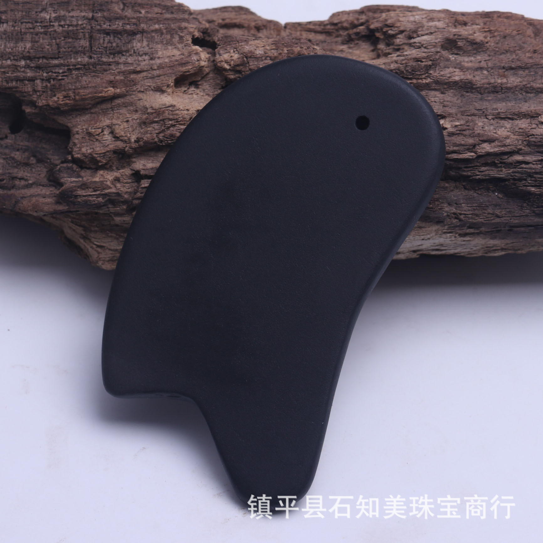Natural Pyroxene Scraping Board Fish Shape Pyroxene Knife Type Facial Multiple Models Head Back Universal