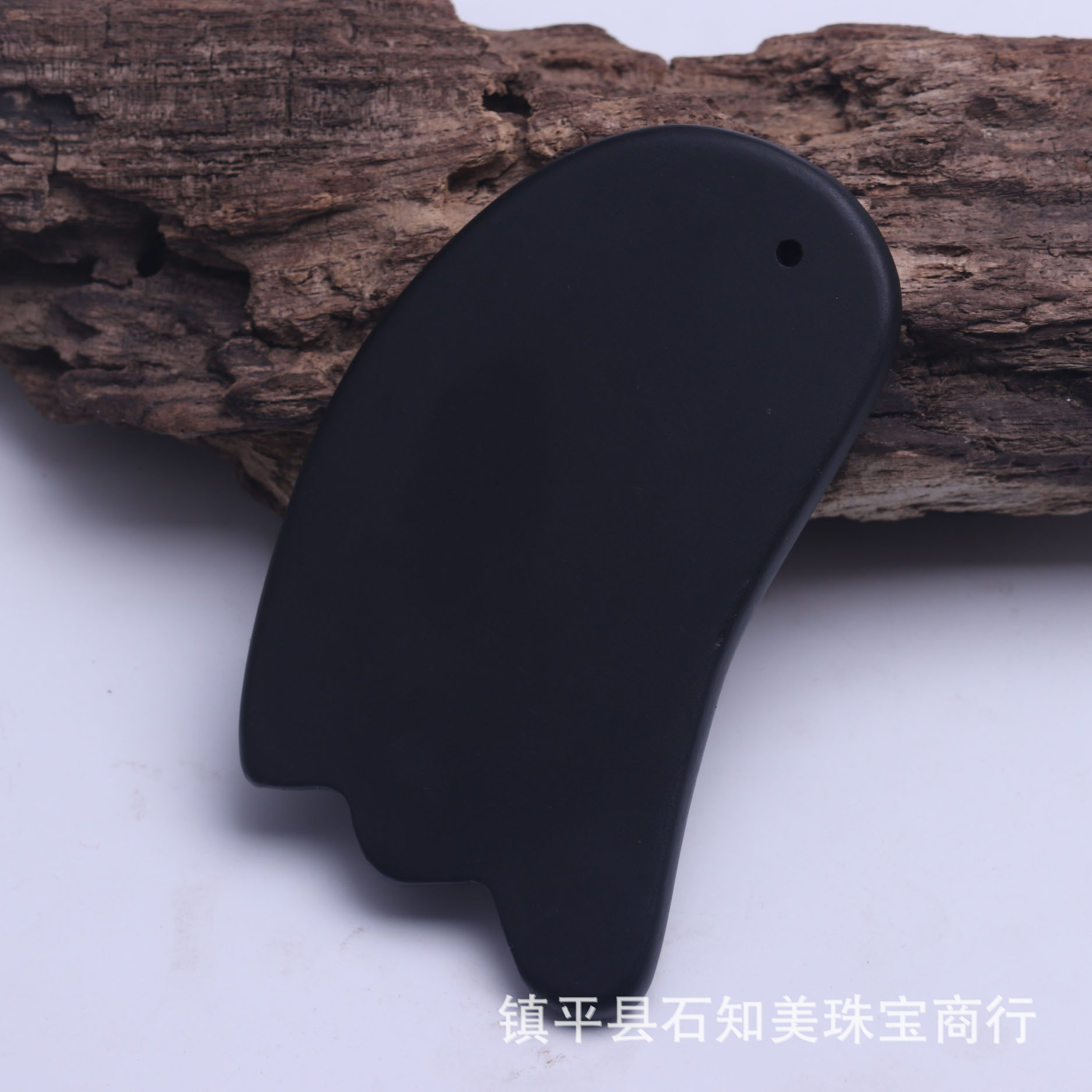 Natural Pyroxene Scraping Board Fish Shape Pyroxene Knife Type Facial Multiple Models Head Back Universal