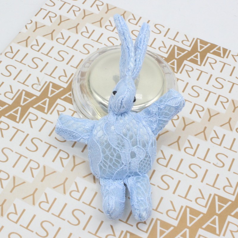 Lace Rabbit Long Ear Rock Rabbit Plush DIY Handmade Clothes Accessories Bag Accessories Doll Multiple Colors