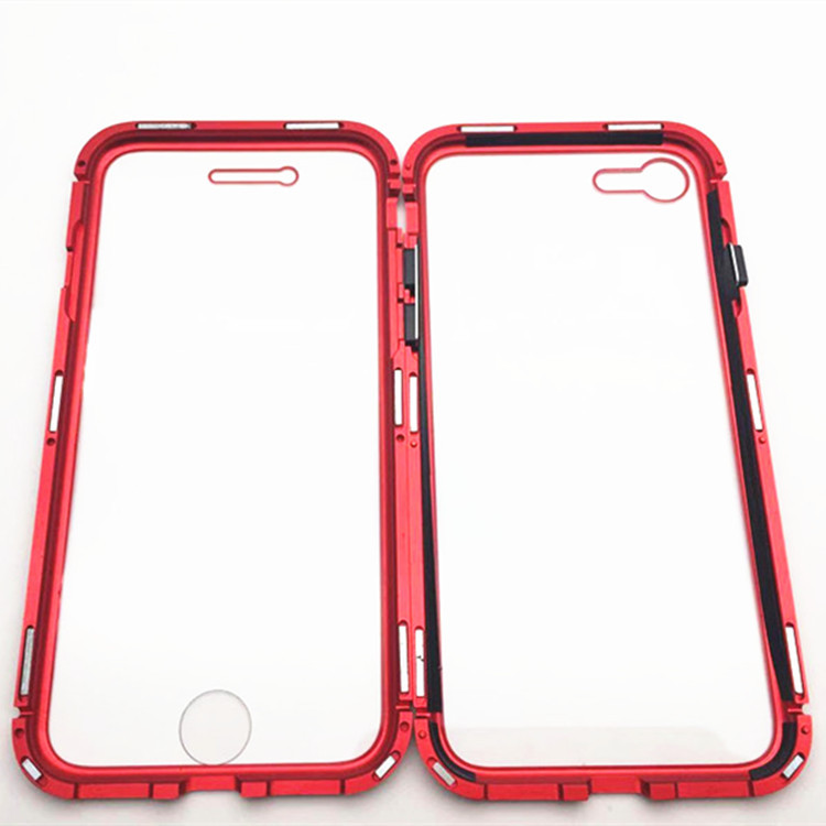 Double-Sided Magnet King Phone Case Suitable for iPhone 13 Pro Max Glass Magnetic Case Apple 14 Metal Frame 12