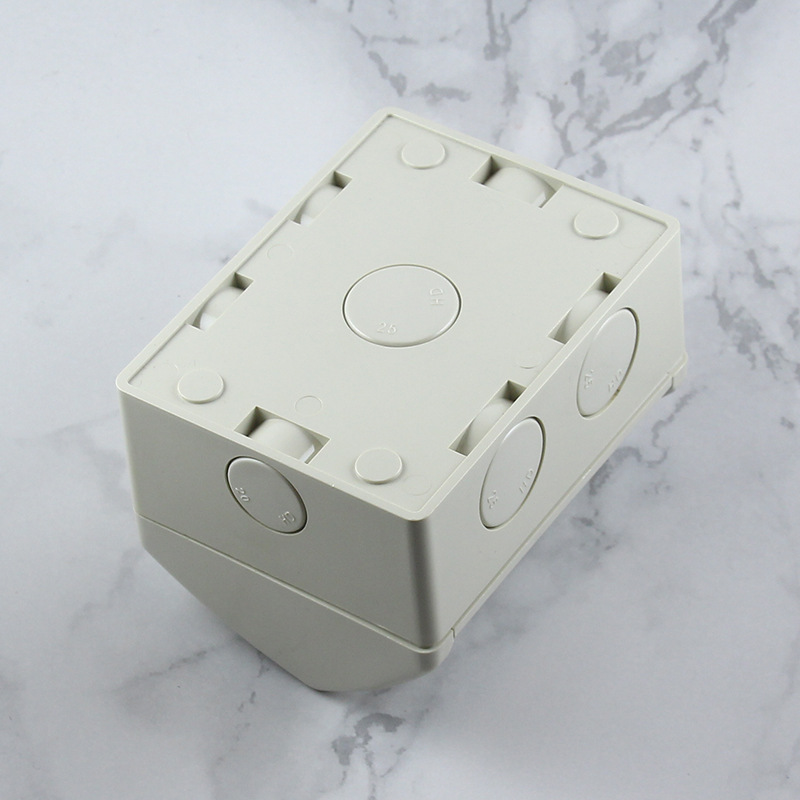 IP53 two-gang surface-mounted Australian 10A 15A power socket Australia SAA certified double socket with independent switch