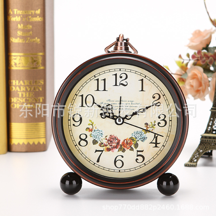 Desk clock bedroom living room decorative alarm clock ornament alarm clock