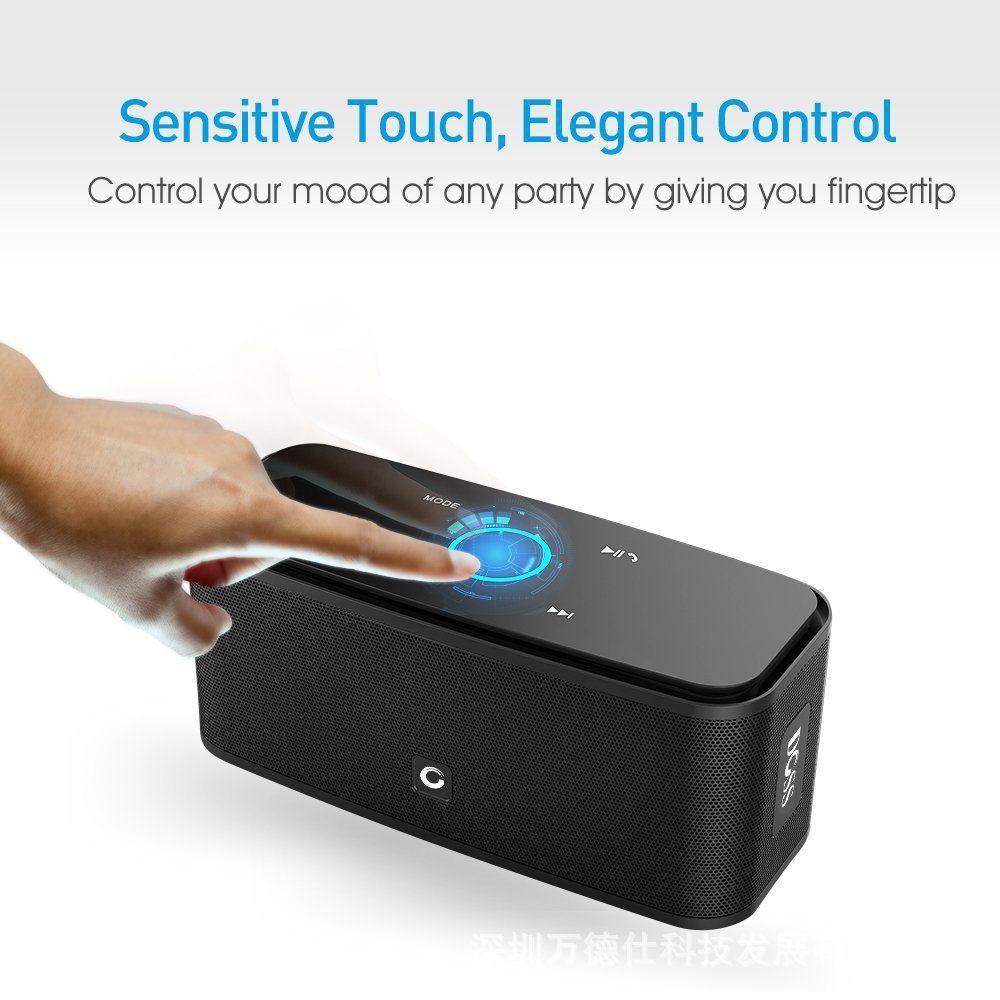 DOSS Bluetooth Speaker SoundBox Touch Button Portable Bluetooth Speaker Stereo Card Computer Tablet