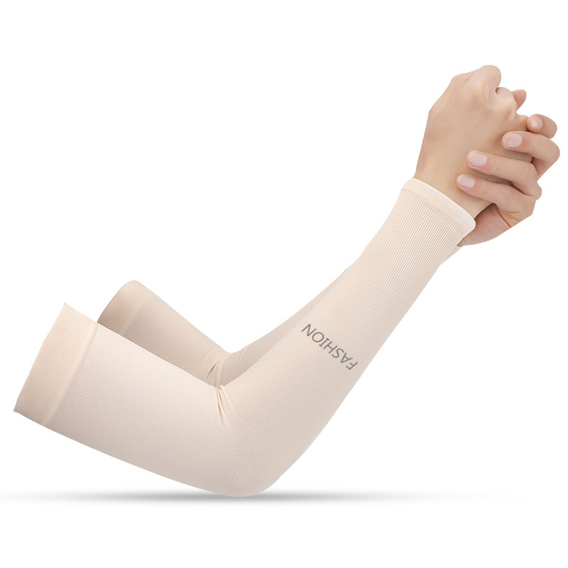 Ice Silk Sun Protection Arm Sleeves Men Women Summer Cycling Sleeves Outdoor Sports Arm Cover Sunshade Breathable Thin HB04
