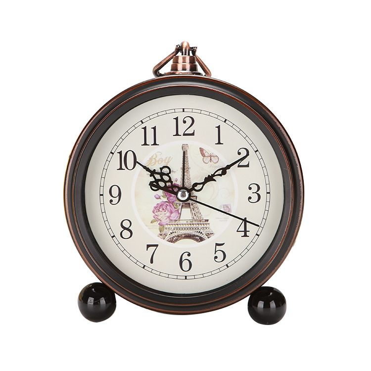 Desk clock bedroom living room decorative alarm clock ornament alarm clock