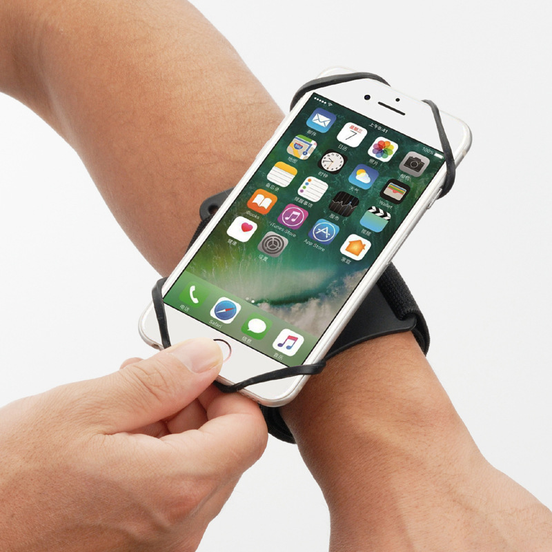 Detachable Phone Clip Sports Armband Supports Arm Wrist and Bike Bracket Three-in-One Combination