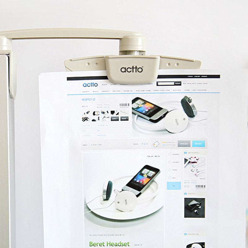 Actto folder computer monitor side folding folder file stand document clip SPC-07