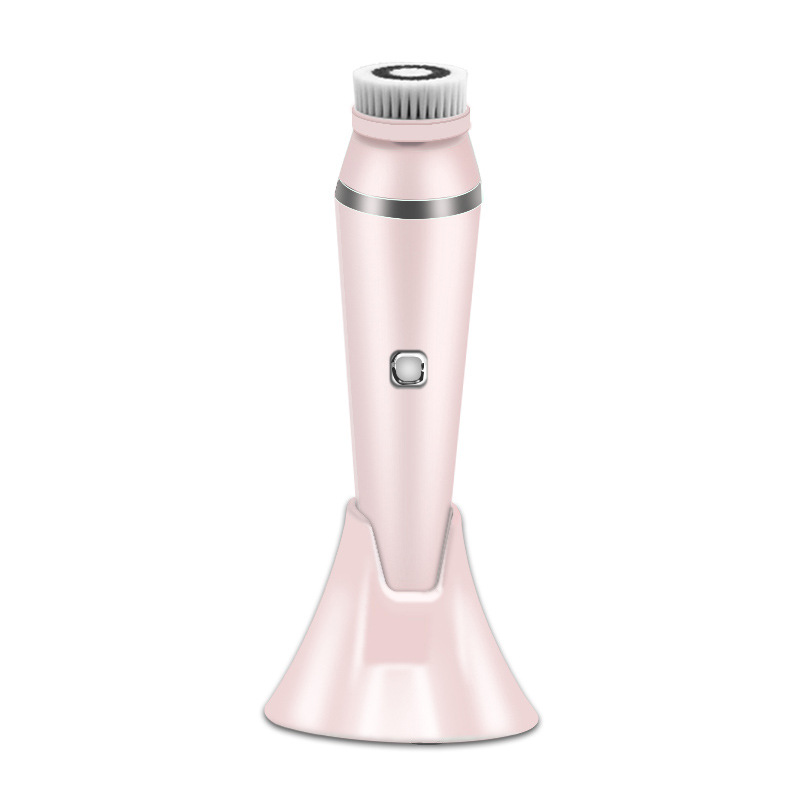 Electric Face Brush Soft Bristle Charging Rotating Face Cleanser Pore Cleaner Waterproof Silicone Face Washer Custom Face