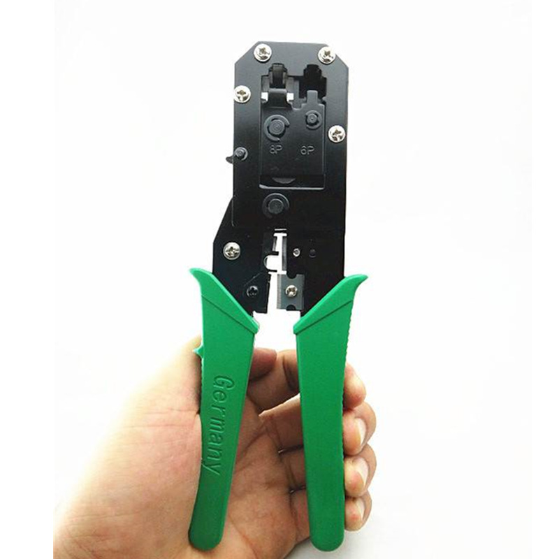Dual-use RJ45 Network Cable Crimping Tool 318 Network Tool Wire Crimping Pliers Telephone Pliers Dual-use Stripping and Cutting Pliers