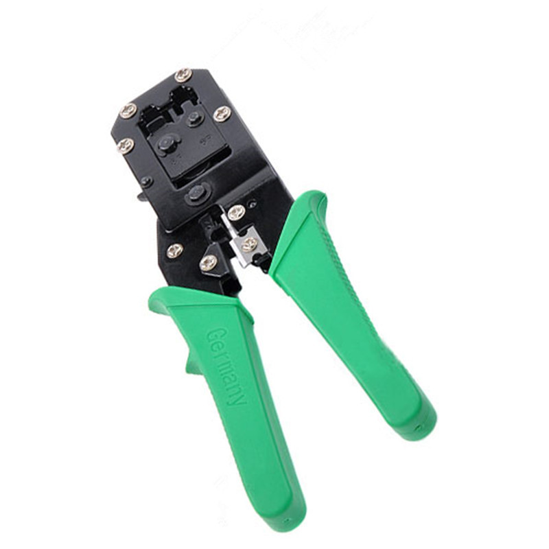 Dual-use RJ45 Network Cable Crimping Tool 318 Network Tool Wire Crimping Pliers Telephone Pliers Dual-use Stripping and Cutting Pliers