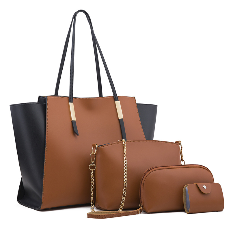 Maidini 2026 new simple mother-child bag four-piece set crossbody shoulder handbag tote bag