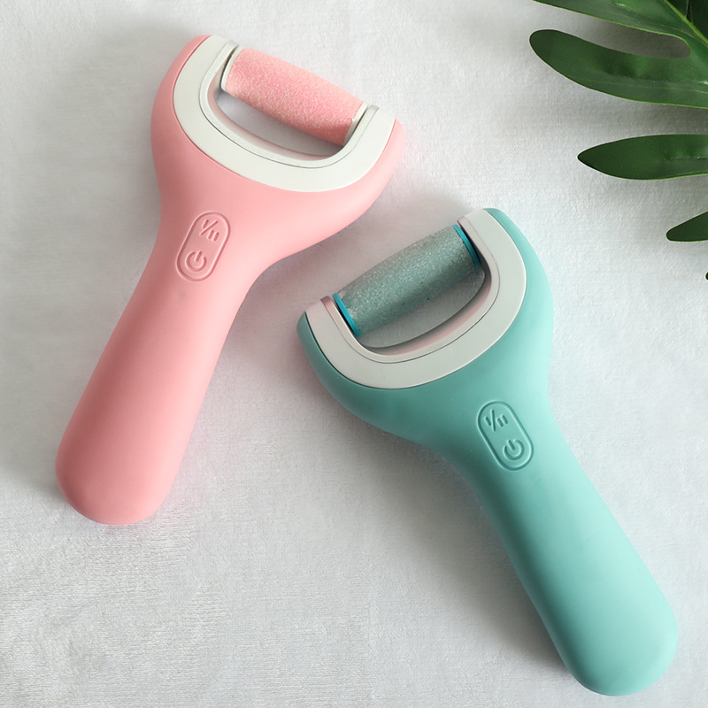 Electric foot file, wireless rechargeable callus and dead skin remover, automatic washable foot care machine