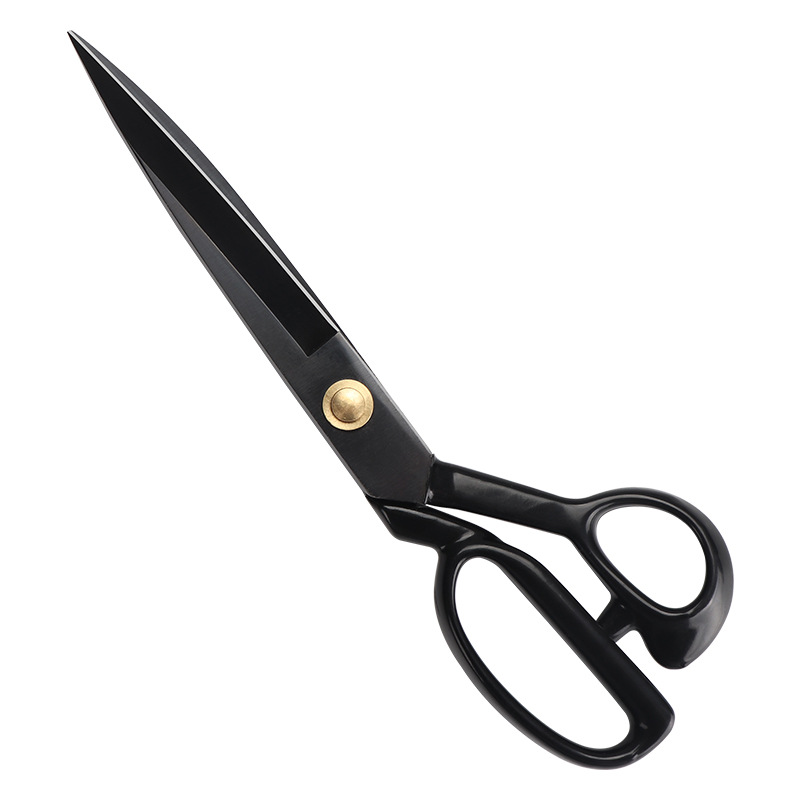 Tailor scissors manganese steel black blade clothing scissors leather handmade cloth cutting scissors rust-resistant sharpenable Daji scissors