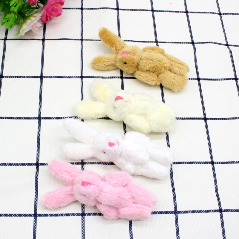 Plush Toy 4.5cm Jointed Rabbit Charm Doll Handmade Accessories Clothes Shoes Hat Accessories