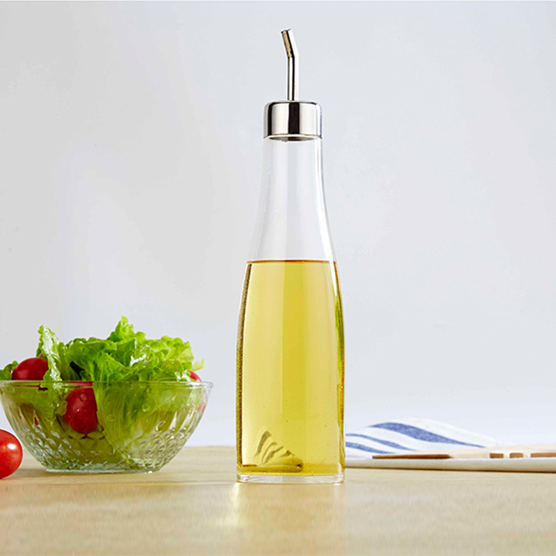 Acrylic oil bottle, kitchen supplies, oil bottle, household sesame oil bottle, small vinegar bottle, transparent soy sauce bottle