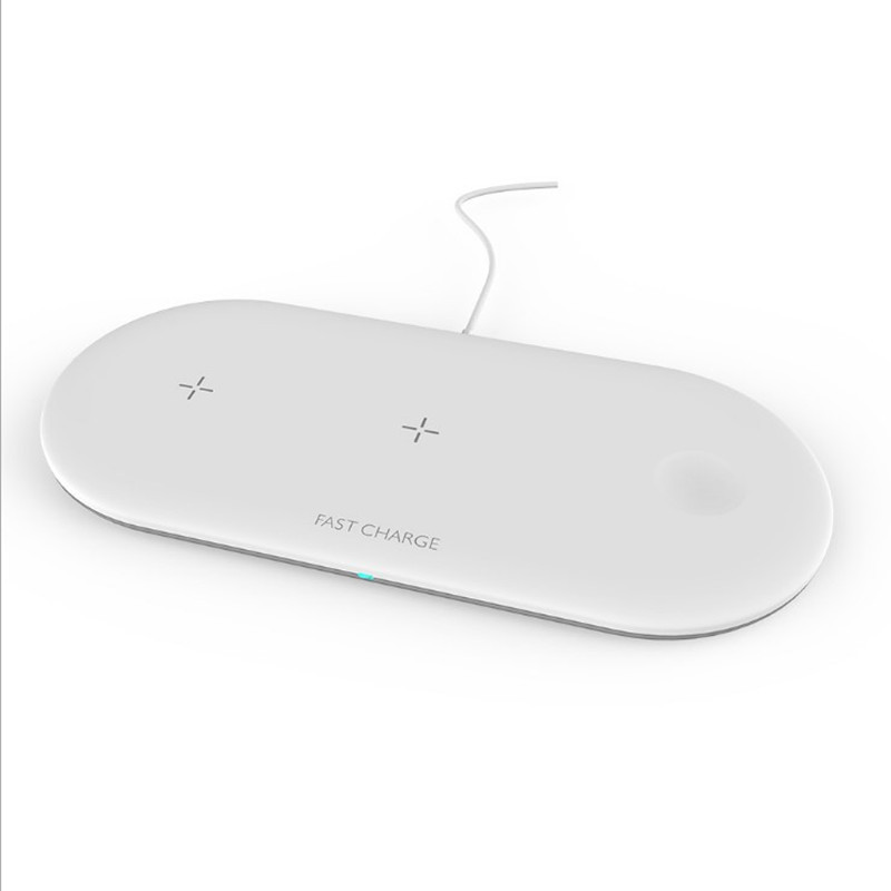Multifunctional three-in-one wireless charger desktop 15W compatible with Apple phone watch earphone wireless charger