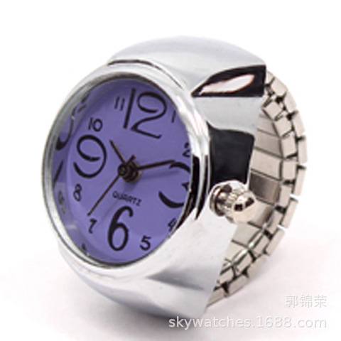 Domestic Movement Men's and Women's Finger Watch Couple Ring Watch Alloy Shell Direct Wholesale