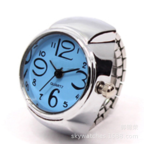 Domestic Movement Men's and Women's Finger Watch Couple Ring Watch Alloy Shell Direct Wholesale