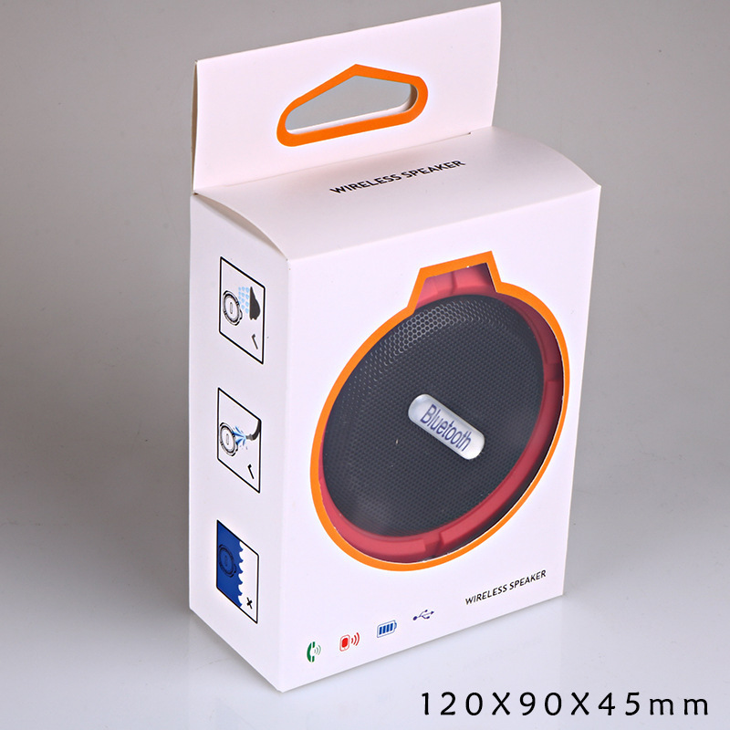 c6 Waterproof Bluetooth Speaker Outdoor Suction Cup Mini Bluetooth Speaker Mobile Car Subwoofer Small Speaker Custom
