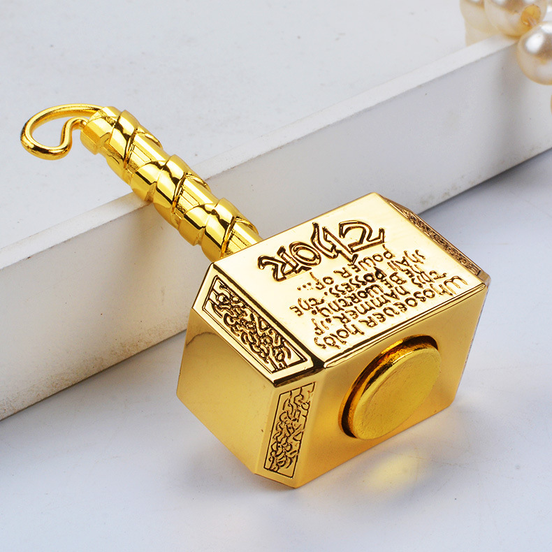 Thor's Hammer Finger Spinner Finger Gyro Children Adult Gift Toy Metal Gyro Boy Girl Birthday Gift