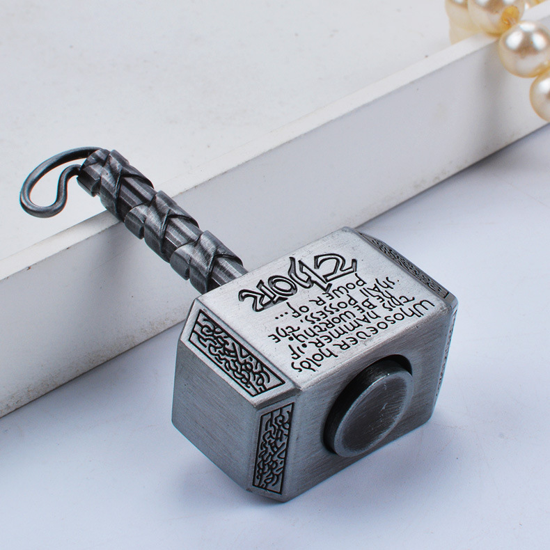 Thor's Hammer Finger Spinner Finger Gyro Children Adult Gift Toy Metal Gyro Boy Girl Birthday Gift