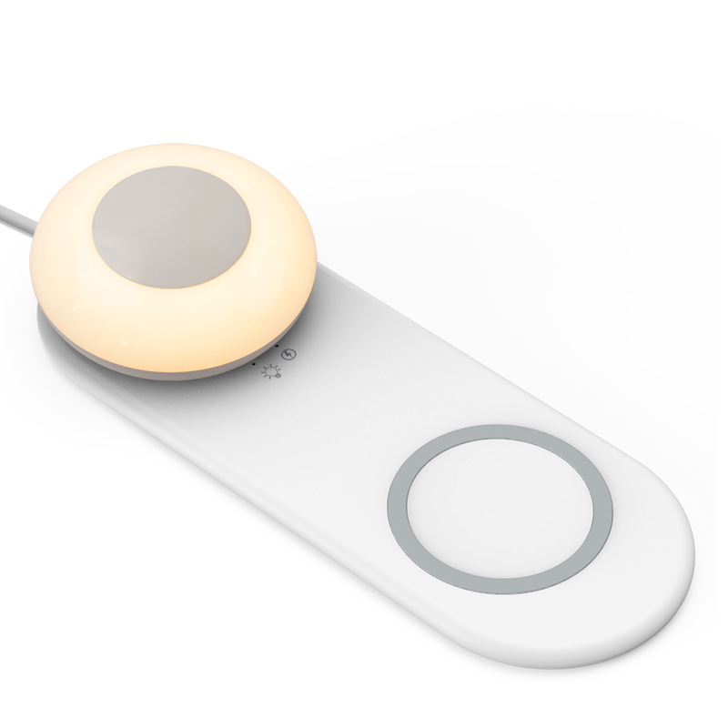 Mobile phone wireless charger LED desk lamp detachable magnetic touch dimming bedroom night light bedside lamp