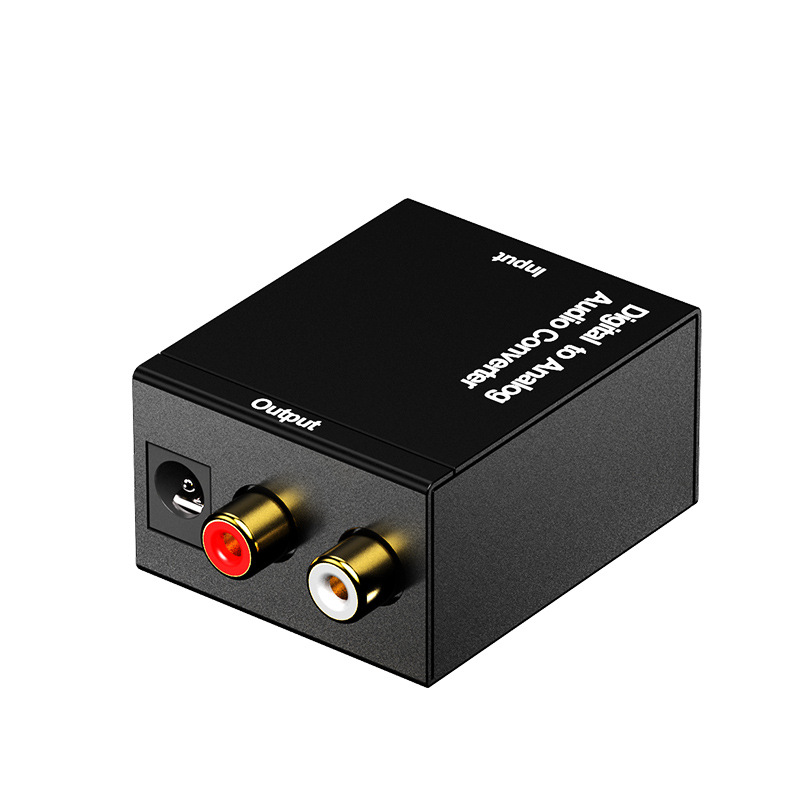 Digital to Analog Audio Coaxial Converter Optical to Analog SPDIF to RCA PS5 Decoder