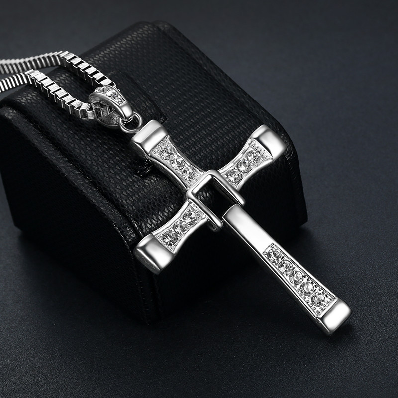 Accessory Toledo Fast & Furious 8 Pendant Cross Necklace Men's Domineering Necklace