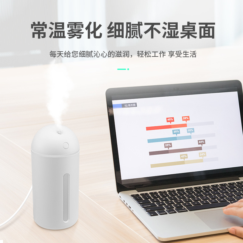 New Small Silent High Mist Desktop Humidifier Home Water Replenishment Atomizer USB Mini Car Humidifier