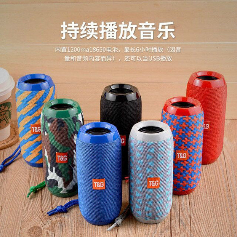 TG117 fabric Bluetooth speaker portable outdoor plug-in card subwoofer small audio home wireless speaker
