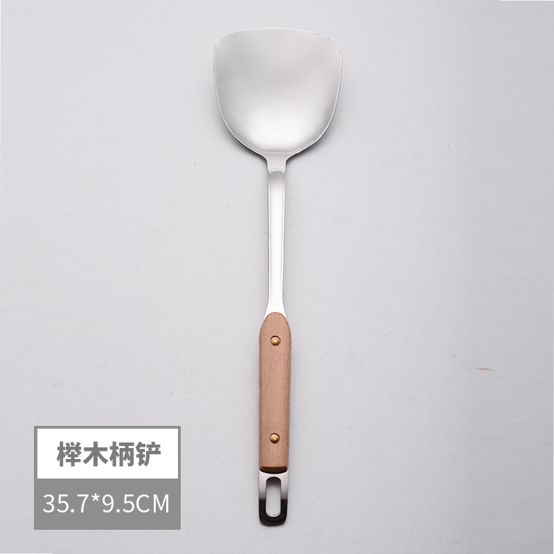 Stainless steel spoon, spatula, slotted spoon, daily kitchen supplies, kitchenware set, kitchen tools