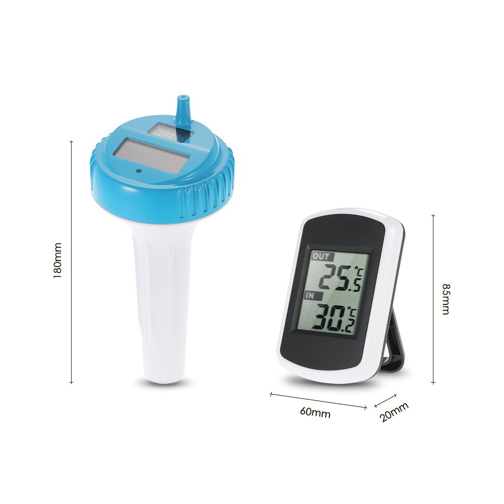 Float Type Bath Pool Swimming Pool Spa Solar Electronic Digital Wireless Thermometer Water Temperature Monitor