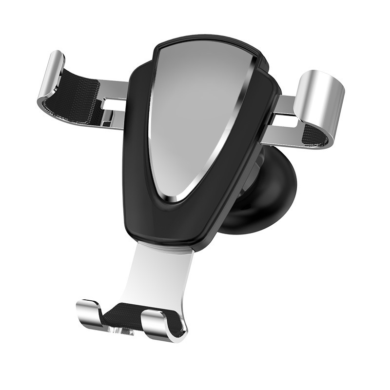 Metal Gravity Induction Leather Car Mount Air Vent Car Navigation Phone Holder Universal Custom