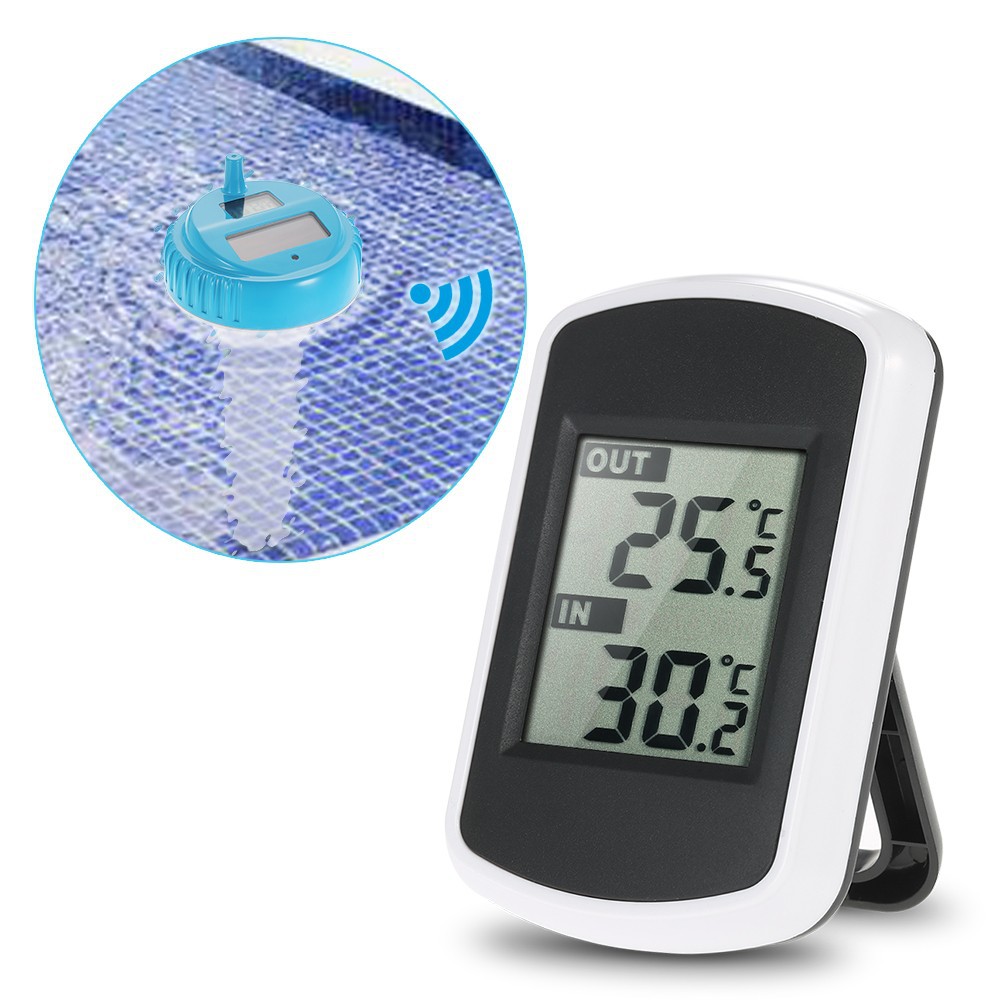 Float Type Bath Pool Swimming Pool Spa Solar Electronic Digital Wireless Thermometer Water Temperature Monitor