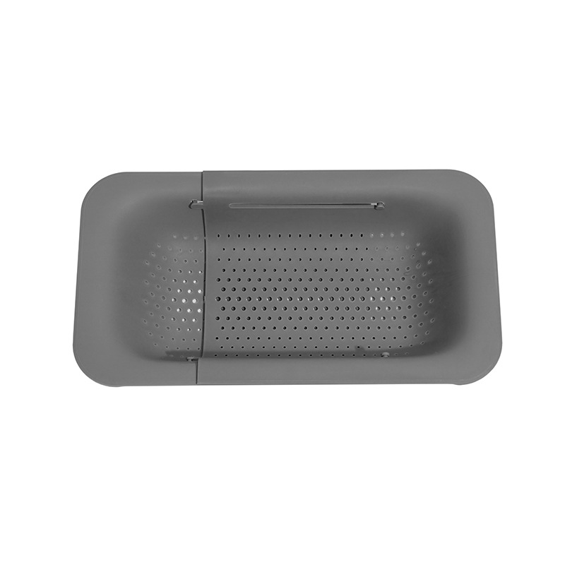【Hedou】Drain basket, sink drain hanger, expandable plastic vegetable washing basket, kitchen supplies