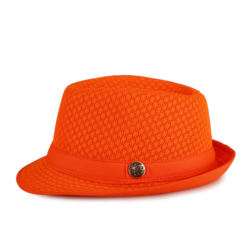 Hat 2022 Summer Men and Women Can Wear Outdoor Sun Protection Sun Hat Mesh Small Fedora