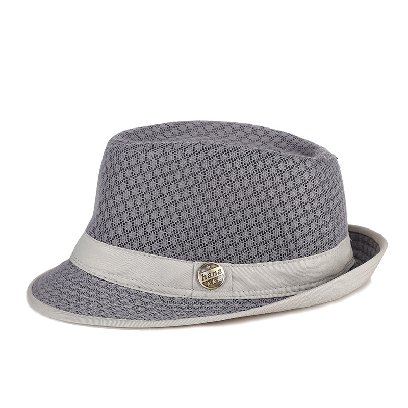 Hat 2022 Summer Men and Women Can Wear Outdoor Sun Protection Sun Hat Mesh Small Fedora