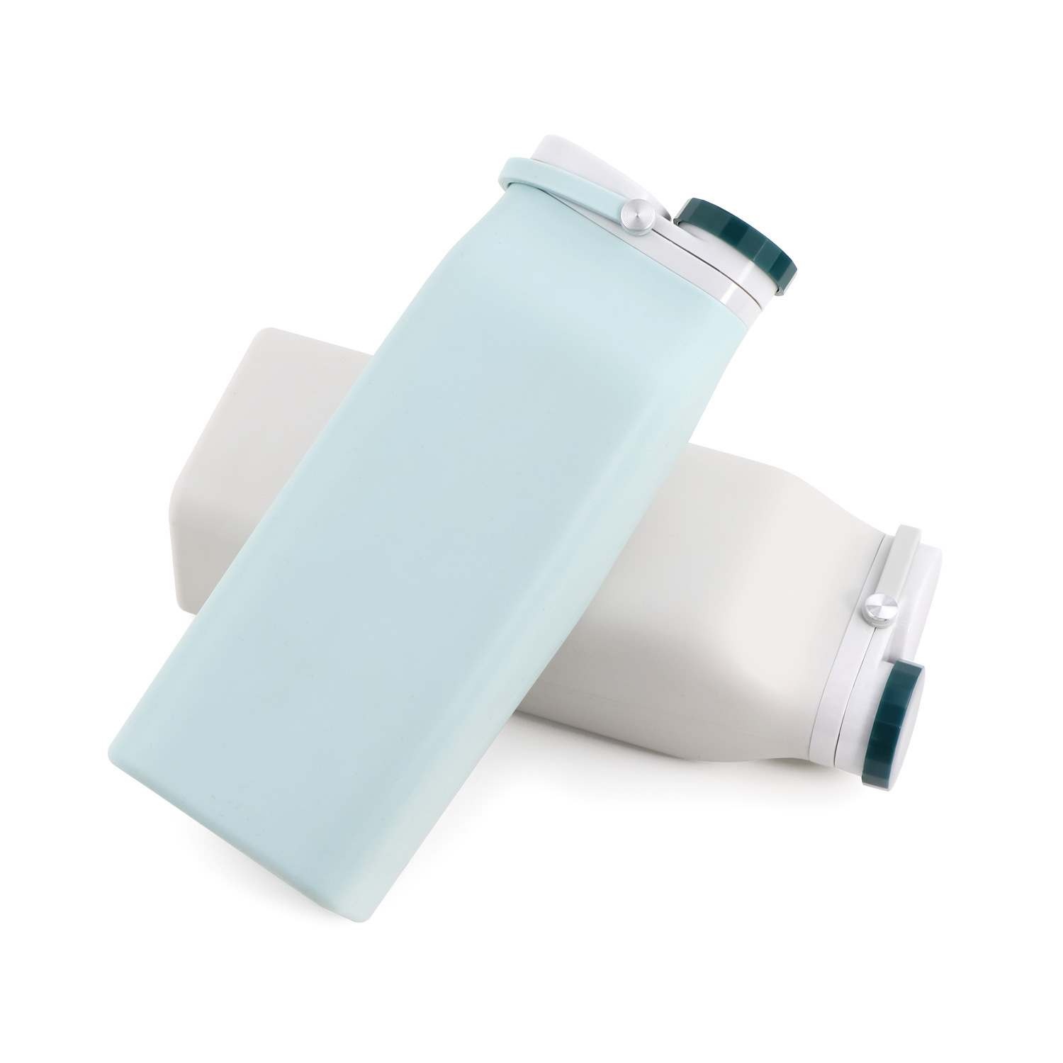 Outdoor sports portable silicone foldable water cup Nordic simple travel large capacity milk bottle gift