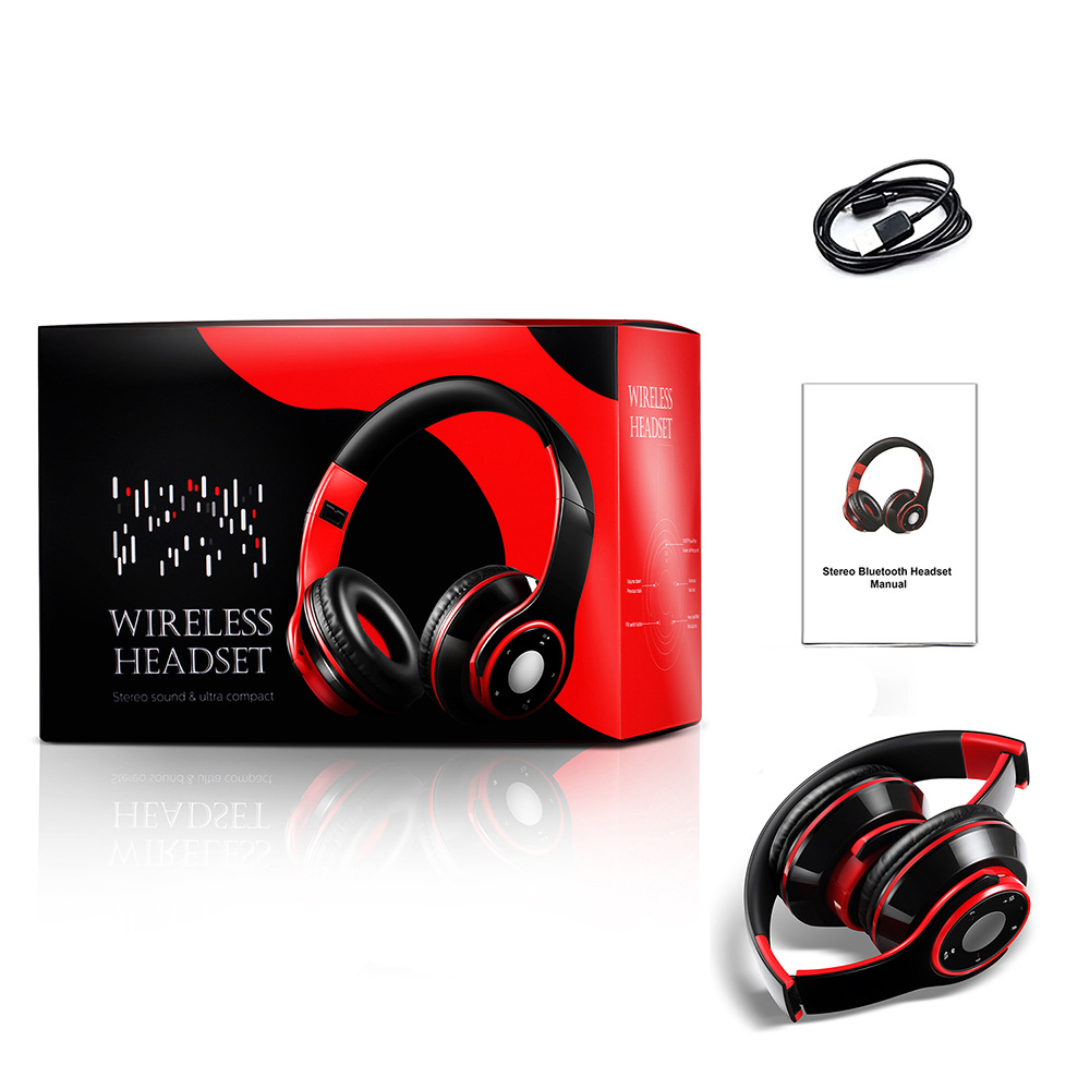 New over-ear wireless Bluetooth headset smartphone call stereo music Bluetooth headphones
