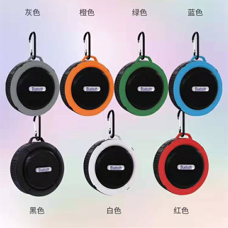 c6 Waterproof Bluetooth Speaker Outdoor Suction Cup Mini Bluetooth Speaker Mobile Car Subwoofer Small Speaker Custom