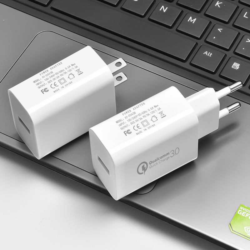 5V3A fast charging head, QC3.0 phone charger, standard wireless charging 18W high-power power supply