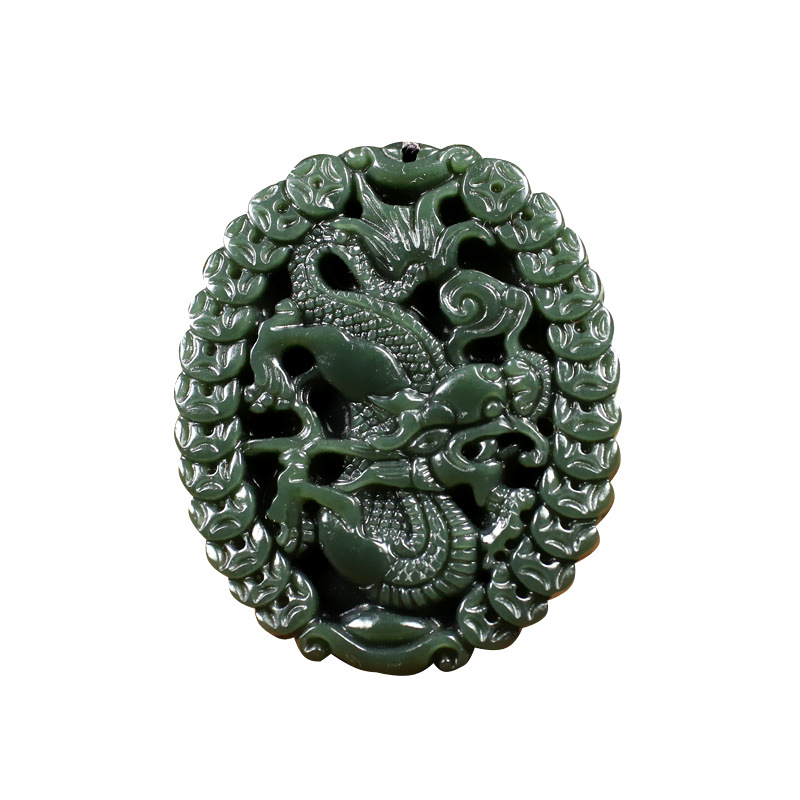 款式十椭圆金钱龙约52*43*8mm
