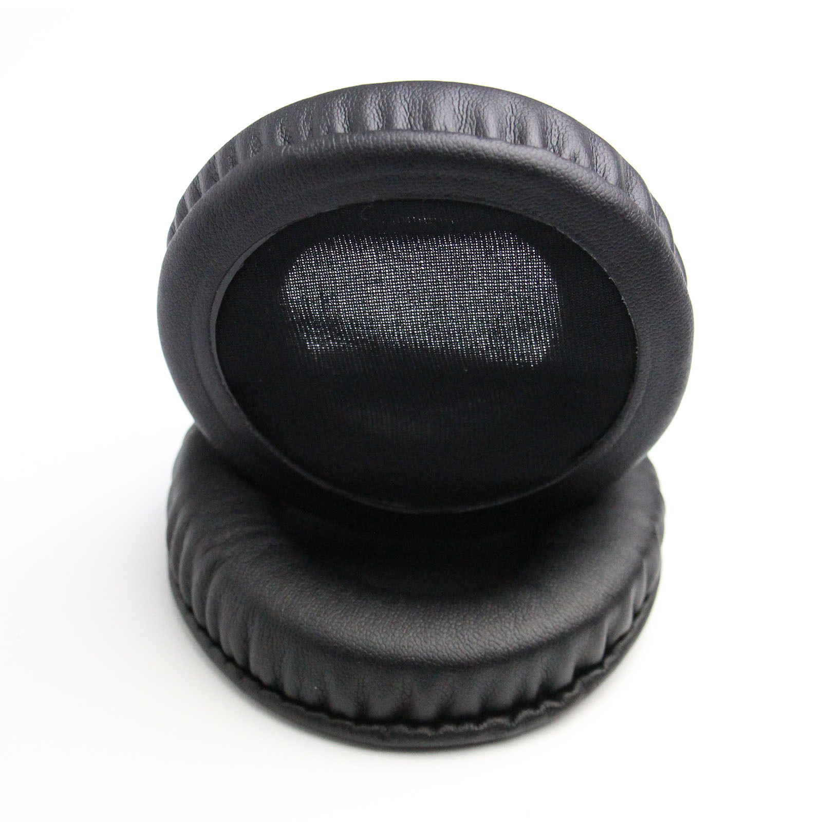 Suitable for 50-110mm over-ear headphone sponge earmuffs round headphone covers ear cushions PU protective cover for internet cafes