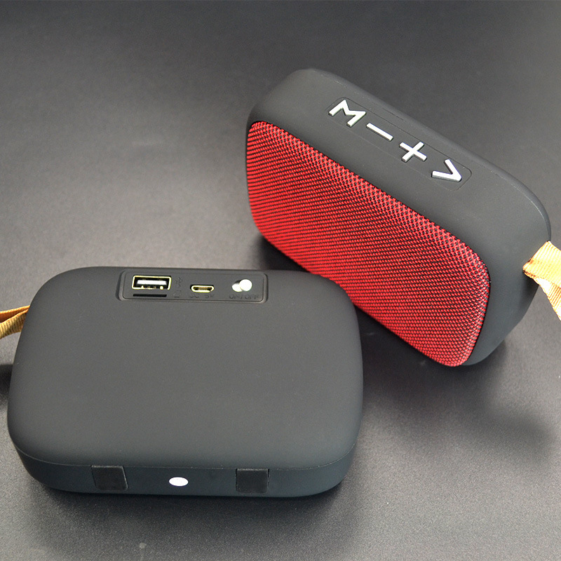 Wireless Mini Bluetooth Speaker with Card Slot, Lanyard, Outdoor Portable USB Bluetooth Small Audio Gift