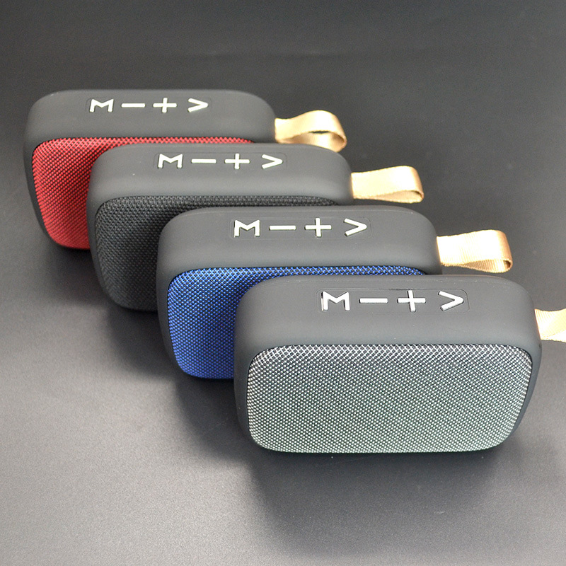 Wireless Mini Bluetooth Speaker with Card Slot, Lanyard, Outdoor Portable USB Bluetooth Small Audio Gift